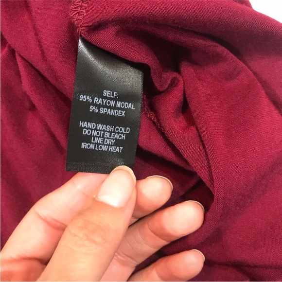 LULU’s Twirl-Worthy Burgundy Wrap Dress - Picture 5 of 9